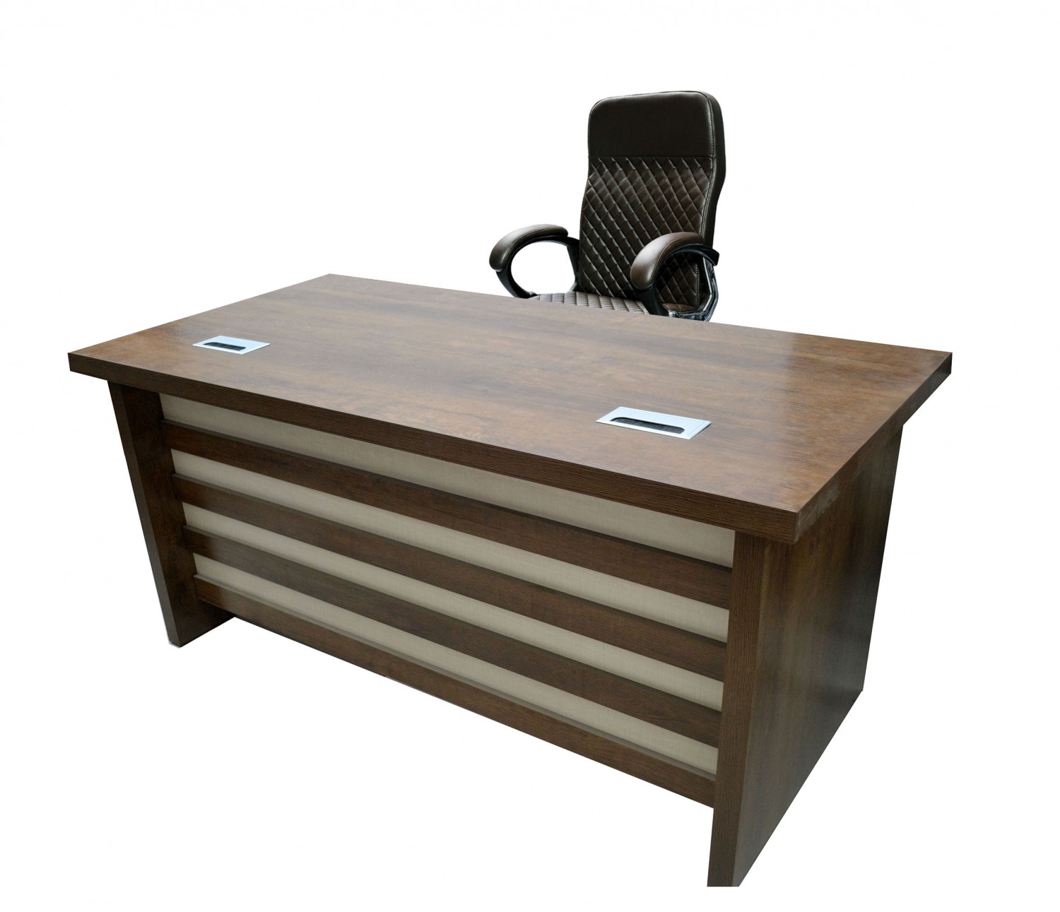 L Shape 3Pcs Set Premium Computer Desk/Study Table 607T