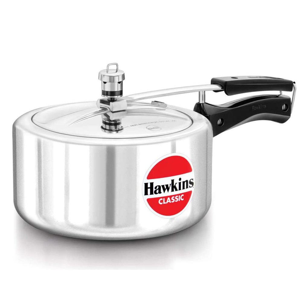 HAWKINS Classic New Improved Aluminum Pressure Cooker, Small, Silver